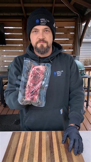 From frozen to fully cooked #grillinwithdad #foodie #steak #recipe #tasty #grill | Grilling with dad