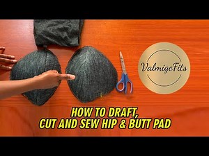 HIP AND BUTT PADDING (easiest method) #hip