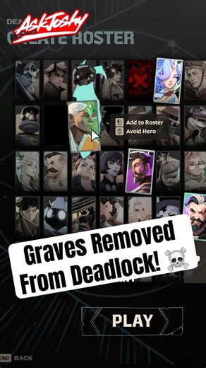 Deadlock Removes Graves 👀 April 1 Balance Patch Guide Build Tip #deadlock #fpsgames #newgame