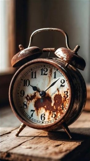 Rusty and old Clock transformation.#aivideo #aishorts #ai #shorts #viral #trending #aitransformation