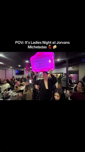 When the banner says Girls Night Out and the whole place understood the vibe ✨#bayarea #ladiesnight #tiktoklatino #FYP #sanjosecalifornia
