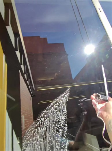 Window Cleaning at 5-Story Building in Downtown Denver