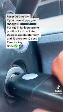 How to reset a DSG Gearbox easily