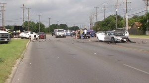 Suspect driving stolen car slams into several cars, killing one, say police
