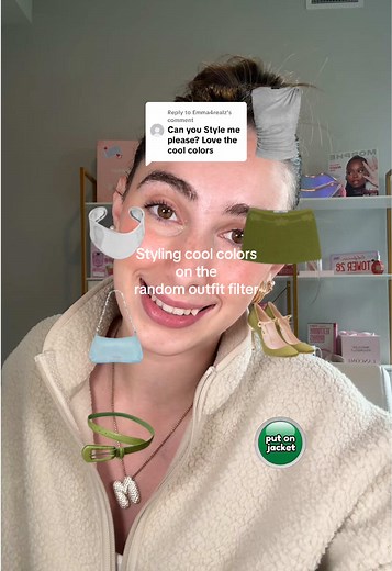 Styling Cool Colors with the Random Outfit Filter