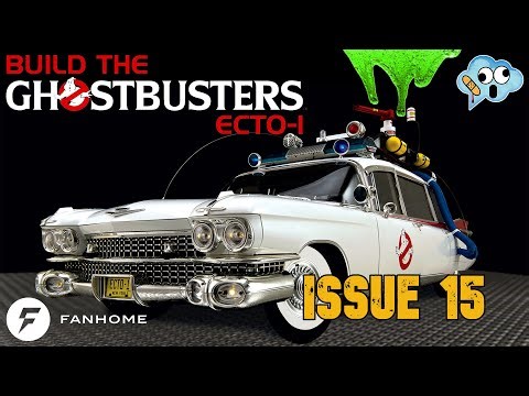 Fanhome Ghostbusters Ecto-1 model partwork kit build issue 15 stages 51 - 54