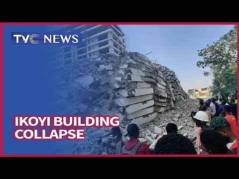 [WATCH] I Was On The Ground Floor Of The 21 Storey Building That Collapsed In Ikoyi - Eyewitness