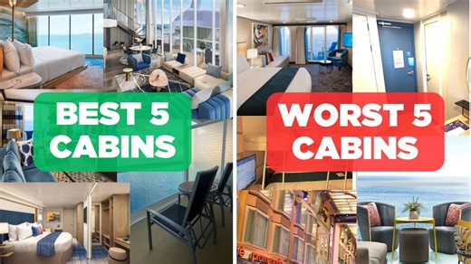 Best & worst Royal Caribbean cabins ranked