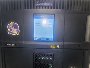 Scalar I500磁带数据库开机自检全过程