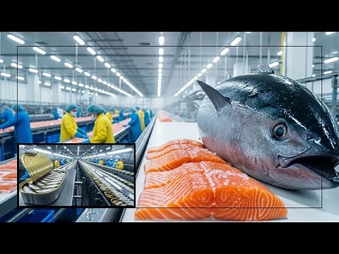 16 Minutes Inside the Billion-Dollar Fish Industry (Full Process from Ocean to Factory)