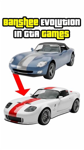Banshee Evolution in GTA Games (GTA 3 → GTA V) #gta #gta5 #gtav