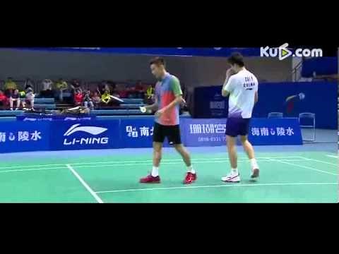 Lee Chong Wei Partners with Lin Dan to Play Men's Doubles Against Cai Yun and Fu HaiFeng (2/3)