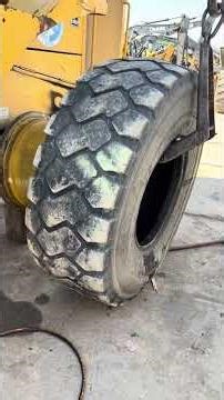 Tire Replacement on a Front End Loader #diesel #frontendloader #dieselmechanic