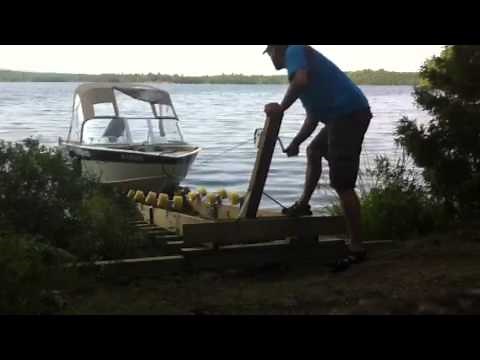 Up and down the shoredocker ramp