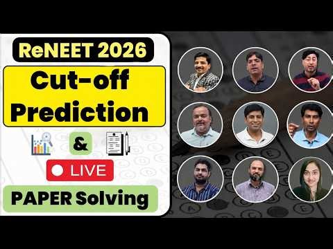 ReNEET 2026 | Live Paper Solving & Expected Cut-Off #reneet2026