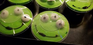 Just Landed! Little Green Alien Parfaits and Specialty Straws at Disneyland's Alien Pizza Planet | Chip and Company