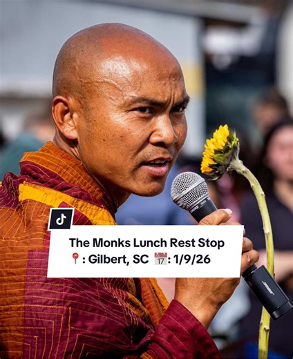 Experience the Monks' Walk for Peace in Gilbert, SC