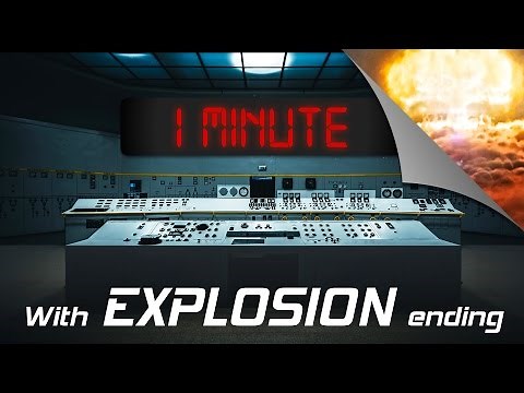 1 min Exploding Missile Digital Countdown Timer