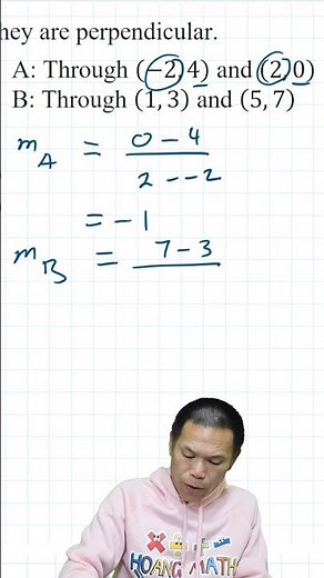 Equations of Perpendicular Lines: Part 12