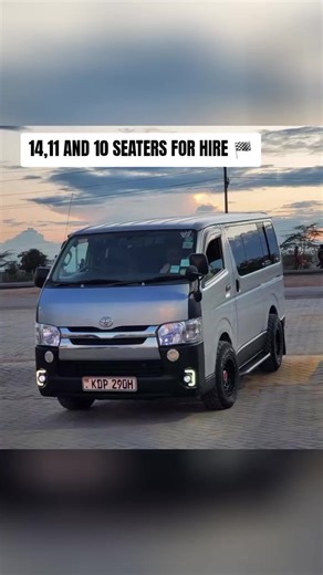 Affordable 14 Seater Van for Group Trips in Kenya