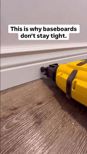 Stop nailing baseboards into just drywall. ❌
