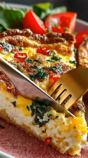 Tortilla Quiche Cottage Cheese Bake *Some mornings call for something cozy yet light, the kind of breakfast that reminds you of slow weekends when the kitchen smelled of fresh eggs and coffee brewing. This easy tortilla quiche has that familiar comfort, with simple ingredients and a golden, crisp edge that comes together without much fuss.* What You'll Need 1 large whole wheat tortilla 3 large eggs 1/4 cup low-fat cottage cheese 1/2 cup chopped vegetables of choice (such as baby spinach, peppers