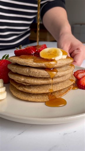 Start your morning off right with these incredible, easy Oat Flour Pancakes! They are the delicious gluten-free and vegan-friendly breakfast you have been waiting for! Ingredients ▢1 ½ cups of old fashioned oats or 1 cup 2 tablespoons of oat flour ▢1 cup of milk dairy free for vegan ▢1 teaspoon of vanilla extract ▢1 tablespoon of baking powder ▢¼ teaspoon of salt ▢½ teaspoon of cinnamon ▢Optional mixins such as chocolate chips blueberries, etc. | Food With Feeling