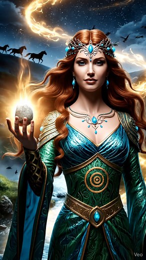 Mother of the Tuatha Dé Danann and the flowing waters. 🌊 Admiring Goddess Danu—known as the "Flowing One" and the mother figure of Celtic wisdom, life, and light. She represents the earth and the divine feminine current that connects us all. Do you work with Danu in your practice, or are you just drawn to her energy? Let me know below! 👇 #CelticMythology #GoddessDanu #Paganism #Spirituality #TuathaDeDanann #IrishMythology #DivineFeminine #NatureSpirit #AncientWisdom #Folklore #fantasyart | A P