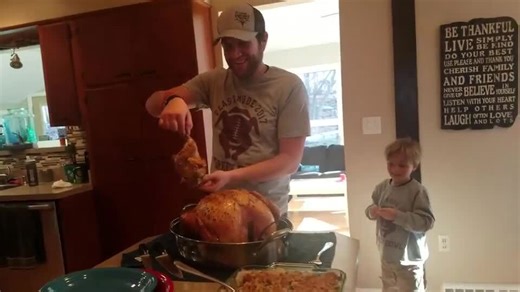 Family Pranks Kids on Thanksgiving with Pregnant Turkey Prank