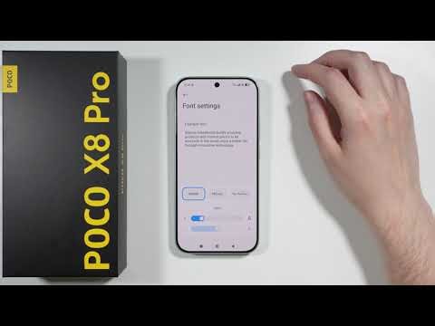 POCO X8 Pro/Pro Max: How to Change Font Size (Adjust Text Size)