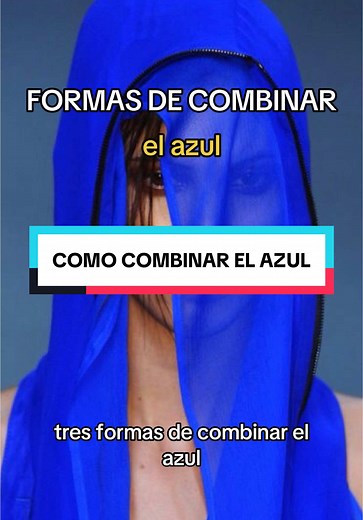 FORMAS DE COMBINAR EL AZUL 💙 #combinaciones #asesoradeimagen #imagenpersonal