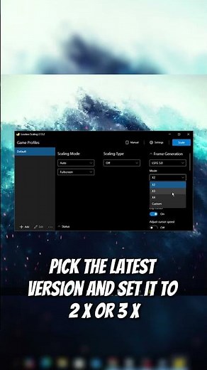 More FPS with Lossless Scaling! BY ANIS