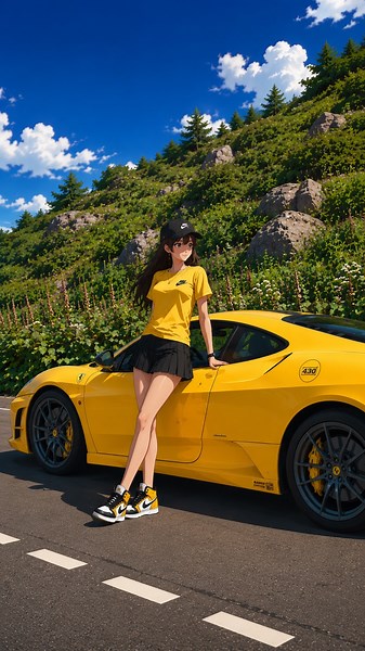 Ferrari Adrenaline 🔴🏎️💨 | Initial D Anime | Eurobeat #Shorts #jdmlife90s #animeamv #jdm