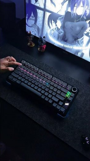 RGB Looks INSANE in the Dark 🌈 AULA S75 Pro