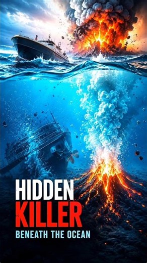 Underwater Volcanoes Can Sink Ships! 🌋🌊 #shorts #space #facts #earth #science #universe