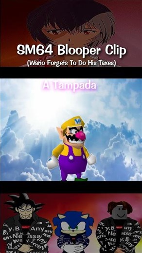 SM64: wario meets god?! #shorts