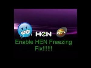PS3 Hen Freeze fix
