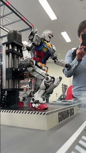 ガンダム大地に立つ、横浜ガンダムの1/48スケール趣味で載せます(^^)‪@ろうがんずチャンネル公式‬ #gundam #ガンダム