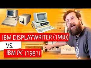 2 IBM computers from the dawn of personal computing - Displaywriter vs PC