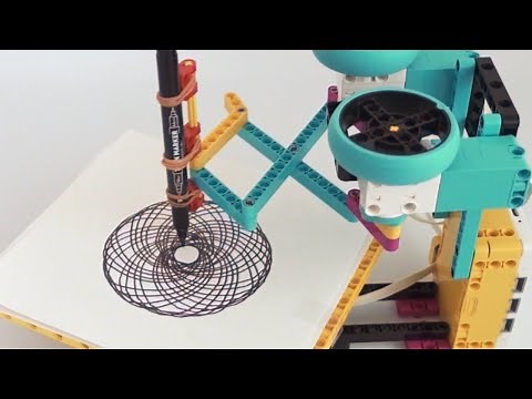LEGO Let's make drawing robot.#spikeprime #lego education