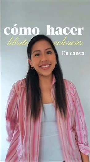 Aprende como hacer libritos para colorear en canva ✨️