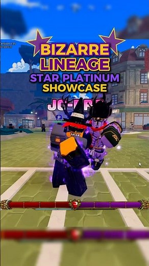 Star Platinum Full Showcase [Bizarre Lineage] #roblox #showcase #jojo