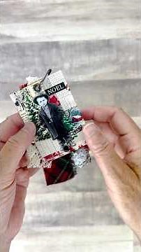 How to make vintage Christmas gift tags/charm dangles