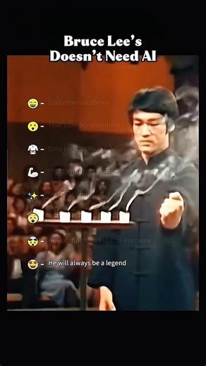 Bruce Lee's Doesn't Need AI #shorts