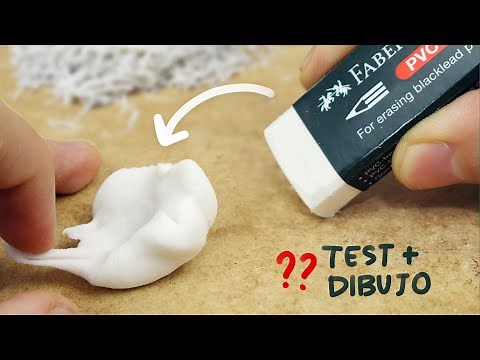 How to make a moldable eraser? (by drawing with it)