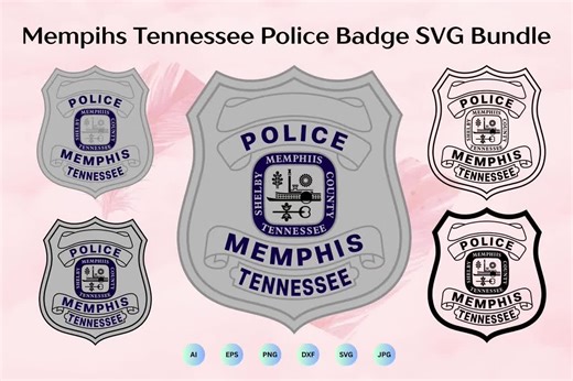 Memphis Tennessee Police Badge SVG Bundle, Memphis Tennessee Police Insignia Vector, Memphis Police Department, Cricut & Silhouette Cut File - Etsy