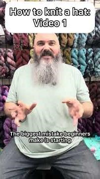 How to knit a hat: Video 1. Here’s how to use a pattern