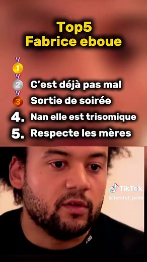 Top 5 des moments humoristiques de Fabrice Éboué