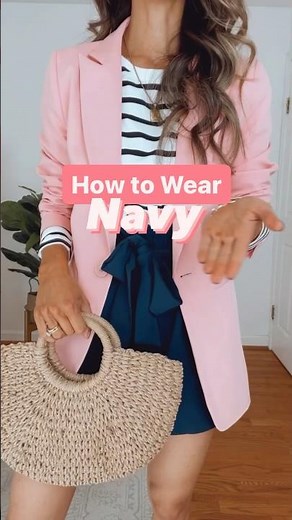 How to wear navy | How to wear navy blue | How to wear navy blue pants | Style Tips for Women #style