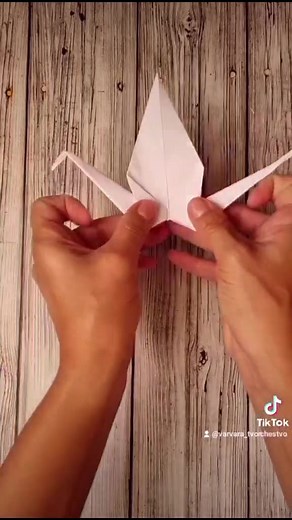 Как сделать журавлика из бумаги: пошаговое руководство